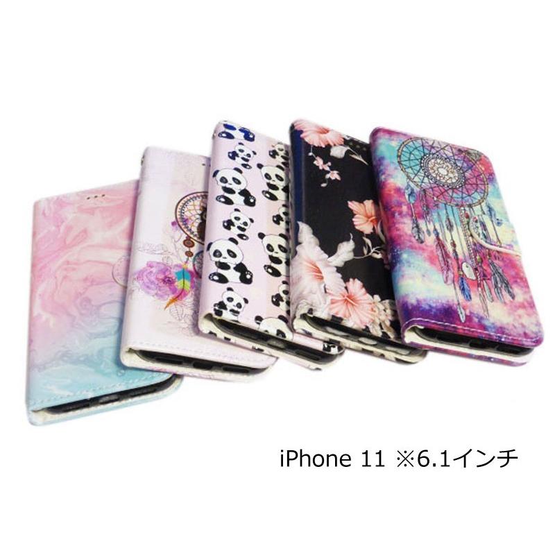 iPhone 11 PU樹脂 プリント 絵柄 アート ケース