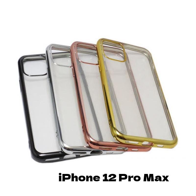 iPhone 12 Pro Max 光沢TPU クリアタイプ ケース