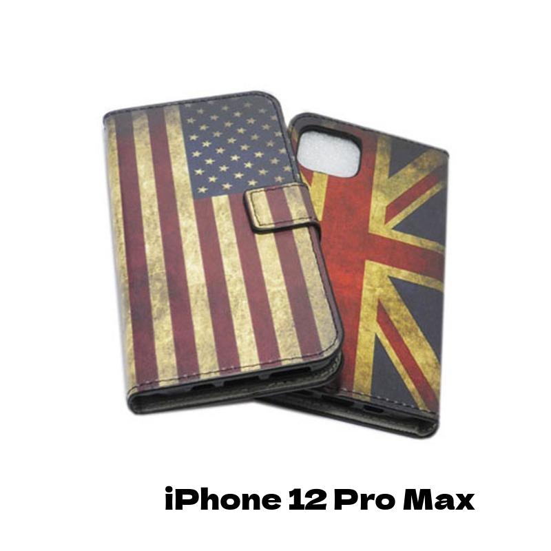 iPhone 12 Pro Max PU樹脂 国旗 ケース