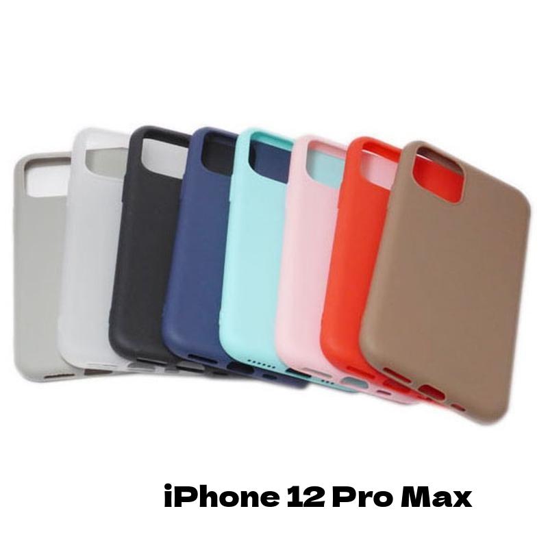 iPhone 12 Pro Max 非光沢マット系TPU 無地 ケース